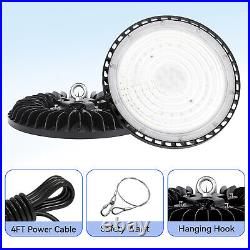 12 Pack 200W UFO Led High Bay Light Factory Warehouse Commercial Light Fixtures