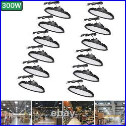 12 Pack 300W UFO Led High Bay Light Warehouse Industrial Commercial Garage Light