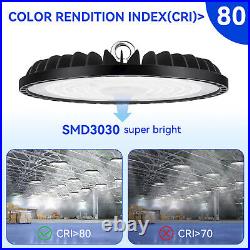 12 UFO Led High Bay Light 300W Industrial Commercial Warehouse Garage Gym Light