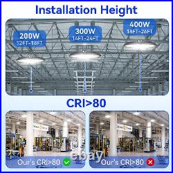 12 UFO Led High Bay Light 300W Industrial Commercial Warehouse Garage Gym Light