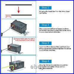 125 Volt 20 Amp GFCI Outlet Tamper Resistant Receptacle with LED Indicator 12PCS