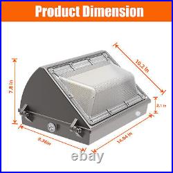 125 Watt LED Wall Pack Light Commercial Industrial Light Fixture with Photocell