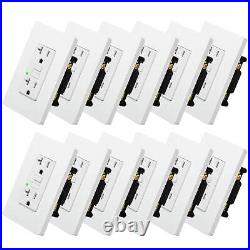 12Pack 20Amp GFCI Outlet Tamper Resistant Wall Receptacle with LED Indicator ETL
