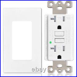 12Pack 20Amp GFCI Outlet Tamper Resistant Wall Receptacle with LED Indicator ETL