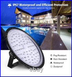 12Pack 300W 300 Watt UFO LED High Bay Light Commercial Bay Lighting Garage Lamp