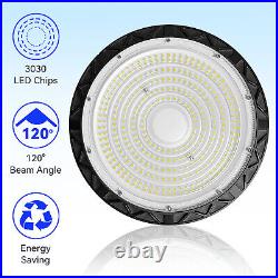 12Pcs 200W UFO Led High Bay Light Industrial Commercial Garage Shop Light 6000K