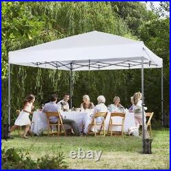12x12 Pop-up Canopy Tent Adjustable Outdoor Canopy Commercial Instant Gazebo