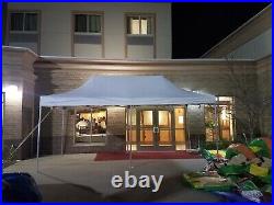 13x26 Commercial Tent Canopy White Outdoor Wedding Party Pop Up Gazebo HeavyDuty