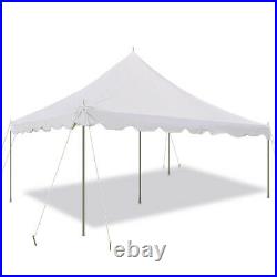 15x15 Pole Tent Weekender Event Party Canopy Waterproof 14 Oz Commercial Vinyl