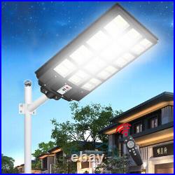 1600W Commercial Solar Street Lights Outdoor Garden Yard Super Bright Road Lamp