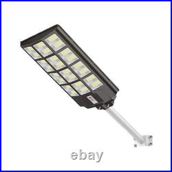 1600W LED Solar Street Light Outdoor Commercial IP67 Dusk-to-Dawn Road Lamp+Pole