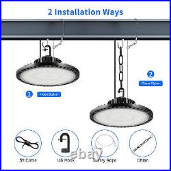 16Pack 200W UFO LED High Bay Light Shop Lights GYM Warehouse Commercial Lighting