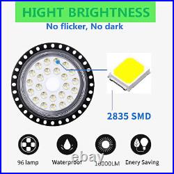 16X 100W UFO Led High Bay Light Commercial Warehouse Led Shop Lights Garage Lamp