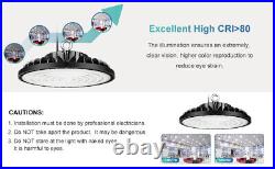 18 Pack 200W UFO Led High Bay Light Commercial Industrial Warehouse Shop Lights