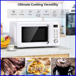 18 in. W 0.7 cu. Ft. Electric Commercial Microwave, White, Auto Cooking