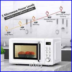 18 in. W 0.7 cu. Ft. Electric Commercial Microwave, White, Auto Cooking