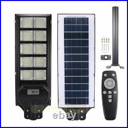 2 nd 1000W Commercial Solar Street Light LED Outdoor Dusk-to-Dawn Road Lamp+pole