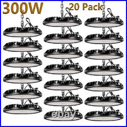 20 Pack 300W UFO Led High Bay Light Factory Warehouse Commercial Light Fixtures