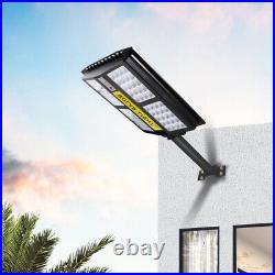2000000000LM 500W Commercial Solar Street Light PIR Motion Sensor Road Lamp+Pole