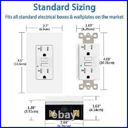 20A/125V GFCI Outlets Tamper Resistant Residential and Commercial Grade ETL × 20