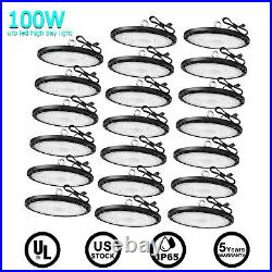 20Pack 100W UFO Led High Bay Light Commercial Garage Factory Shop Light 90-277V