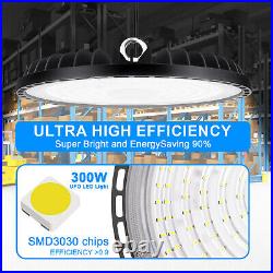 20Pack 300W UFO Led High Bay Light Commercial Industrial Warehouse Factory 6000K