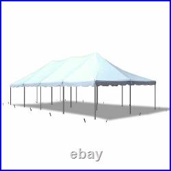 20x40' Pole Tent Event Party Premium Canopy White Block-Out Commercial Vinyl Top