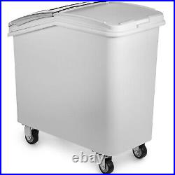 21 Gallon Ingredient Bin with Scoop 400 Cup Sliding Lid Commercial Food Storage