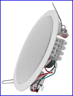 24 Rockville CCL5T White 70V 5 Commercial Ceiling Speakers 4 Restaurant/Office