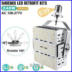 240W Shoebox Replacing LED Light Kits Commercial Fixture Tennis Courts Lighting