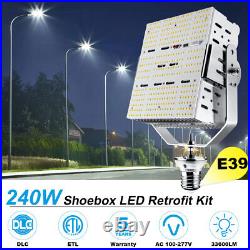 240W Shoebox Replacing LED Light Kits Commercial Fixture Tennis Courts Lighting