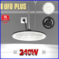 240W UFO LED High Bay Light Shop Lights Warehouse Commercial Lighting Lamp 5000K