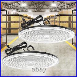 2Pack 240W UFO High Bay Light Warehouse Commercial Garage Area Lighting Fixture