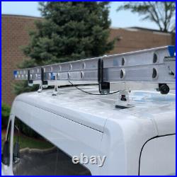 3 Bar Commercial / Recreational Ladder Rack Fits Transit Medium Roof Cargo Van
