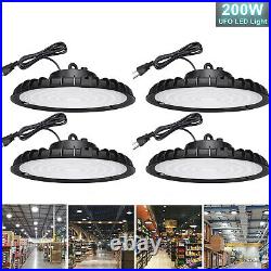 4 Pack 200W UFO Led High Bay Light Gym Factory Warehouse Commercial Garage Light