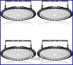 4 Pack 500 Watts UFO Led High Bay Light Led Commercial Industrial Shop Lighting