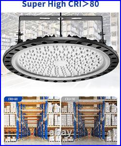 4 Pack 500 Watts UFO Led High Bay Light Led Commercial Industrial Shop Lighting