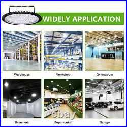 4 Pack 500W UFO Led High Bay Light Commercial Warehouse Factory Lighting Fixture