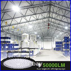 4 Pack 500W UFO Led High Bay Light Commercial Warehouse Factory Lighting Fixture