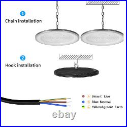 40 Pack 200W UFO Led High Bay Lights Commercial Warehouse Factory Light Fixture