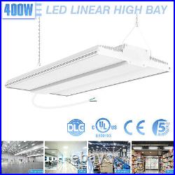 400W LED Linear High Bay Light Commercial Warehouse Garage Ceiling Fixture Whtie