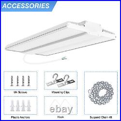 400W LED Linear High Bay Light Commercial Warehouse Garage Ceiling Fixture Whtie