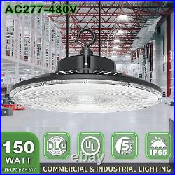 480V High Bay Lights 150W LED Fixture UFO Commercial Industrial Warehouse Lights