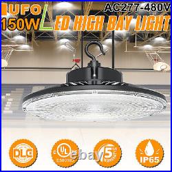 480V High Bay Lights 150W LED Fixture UFO Commercial Industrial Warehouse Lights