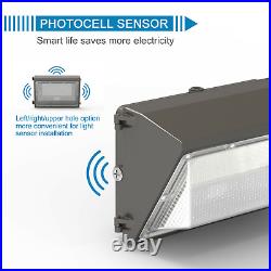 4Pack 120W LED Wall Pack Security Commercial Industrial Light Fixture 5000K