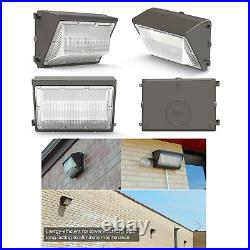 4Pack 120W LED Wall Pack Security Commercial Industrial Light Fixture 5000K