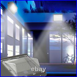 4Pack 120W LED Wall Pack Security Commercial Industrial Light Fixture 5000K