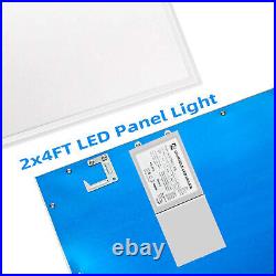 4Pack 2x4 FT LED Flat Panel Light 75W, Commercial Ceiling Light