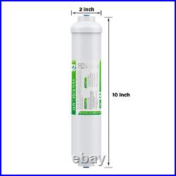50 Pack 10x2 T33 Inline Post Carbon Polishing Water Filter 1/4 Quick Connect