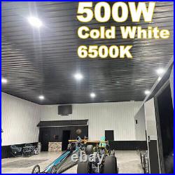 500 watt ufo lights 4 Pack Factory Warehouse Commercial Light Fixtures 6500K